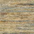 2' X 8' Gold And Slate Abstract Runner Rug